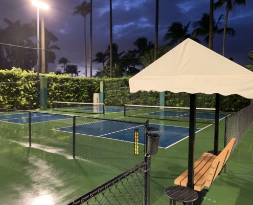 Wet Tennis Court Lighting | Twin Supplies
