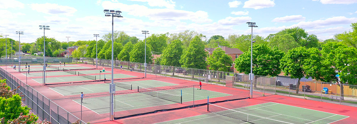 Tennis Court Lighting - Day Shot